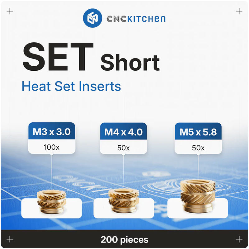 Set inserts métalliques CNC Kitchen