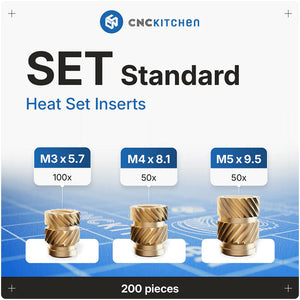 Set inserts métalliques CNC Kitchen